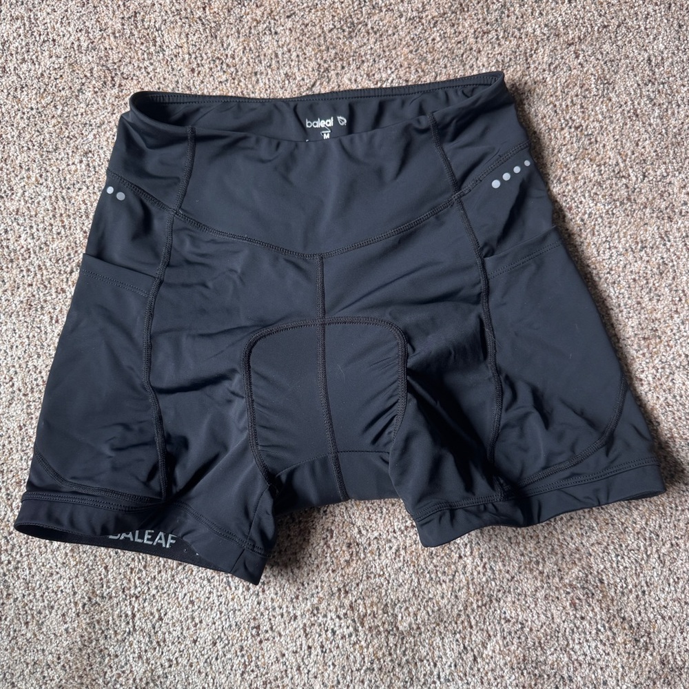 Baleaf Black Padded Cycling Shorts